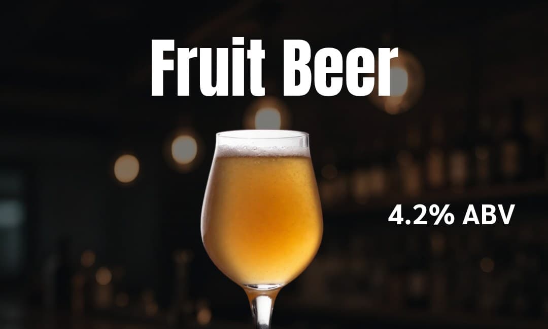 FRUIT BEER beer glass