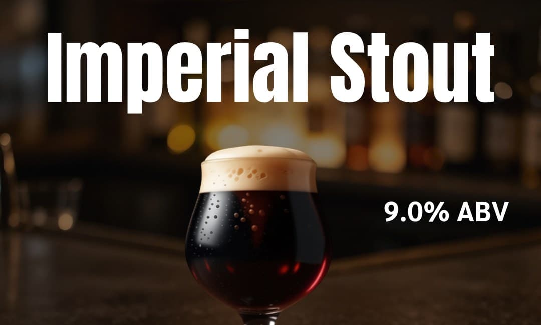 IMPERIAL STOUT beer glass