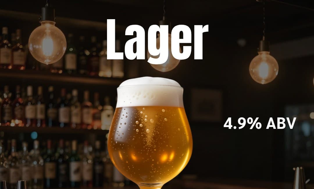 LAGER beer glass