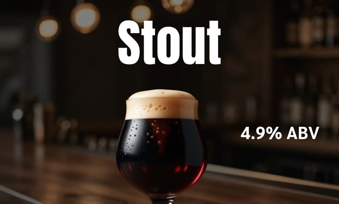 STOUT beer glass